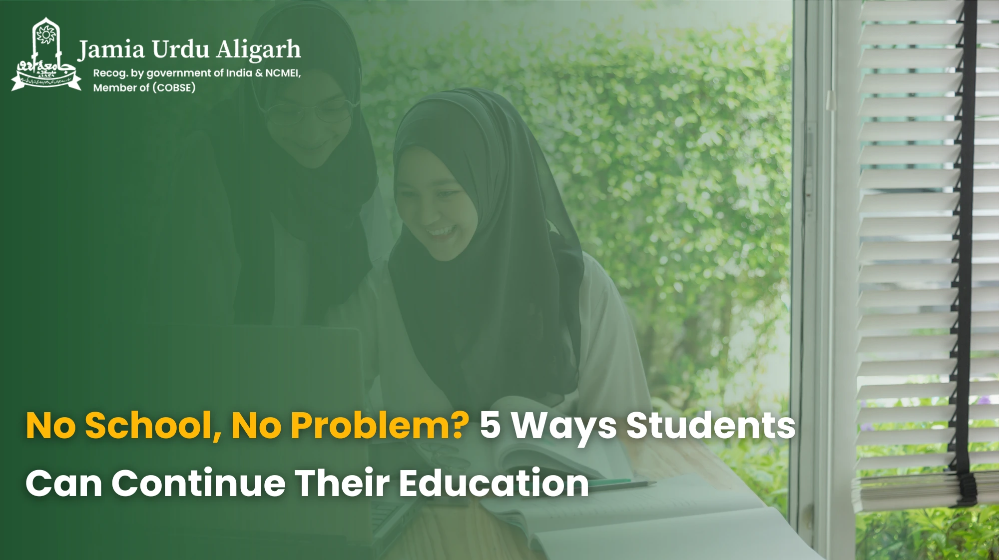 No School, No Problem? 5 Ways Students Can Continue Their Education