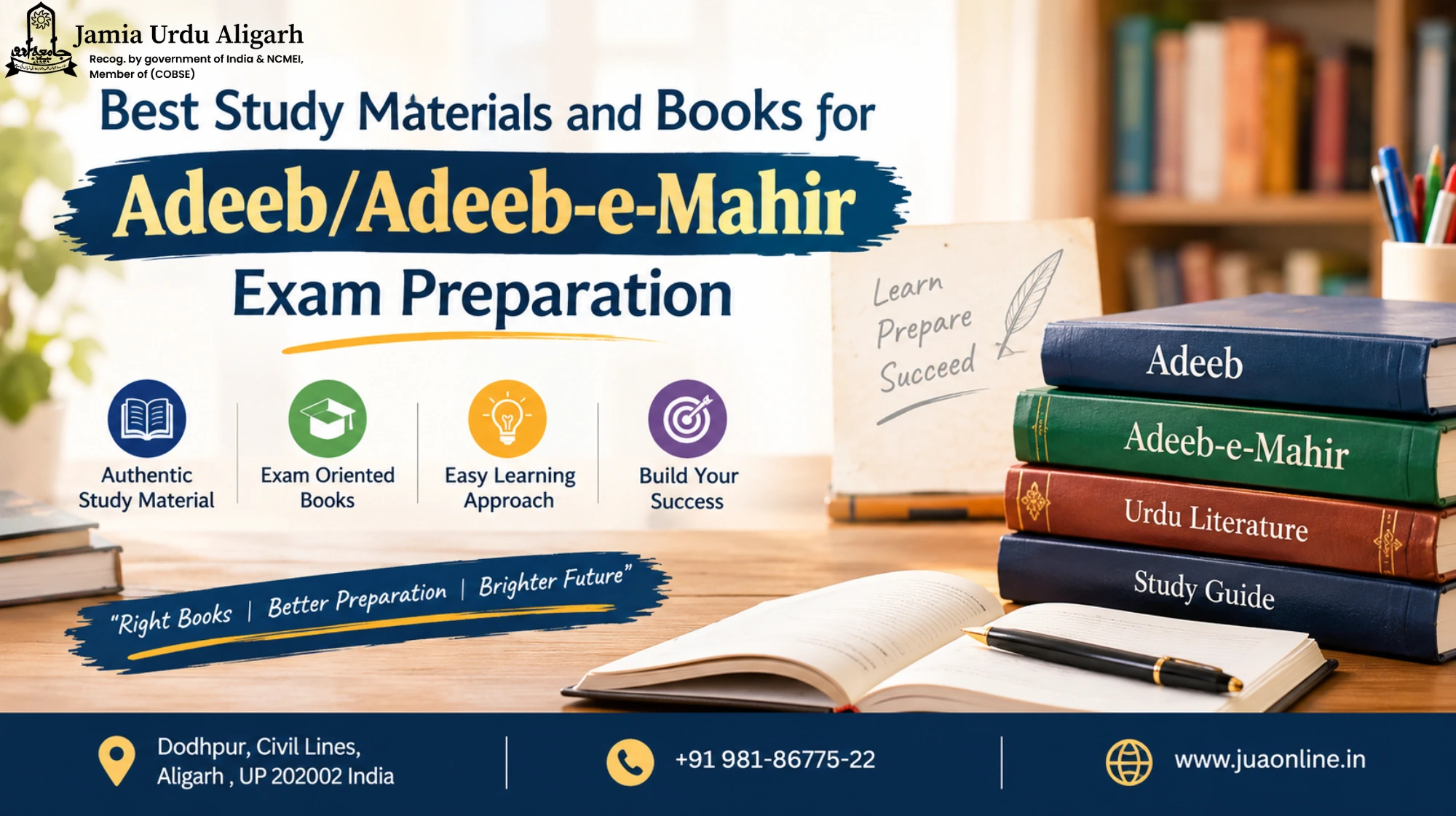Best Study Materials and Books for Adeeb/Adeeb-e-Mahir Exam Preparation
