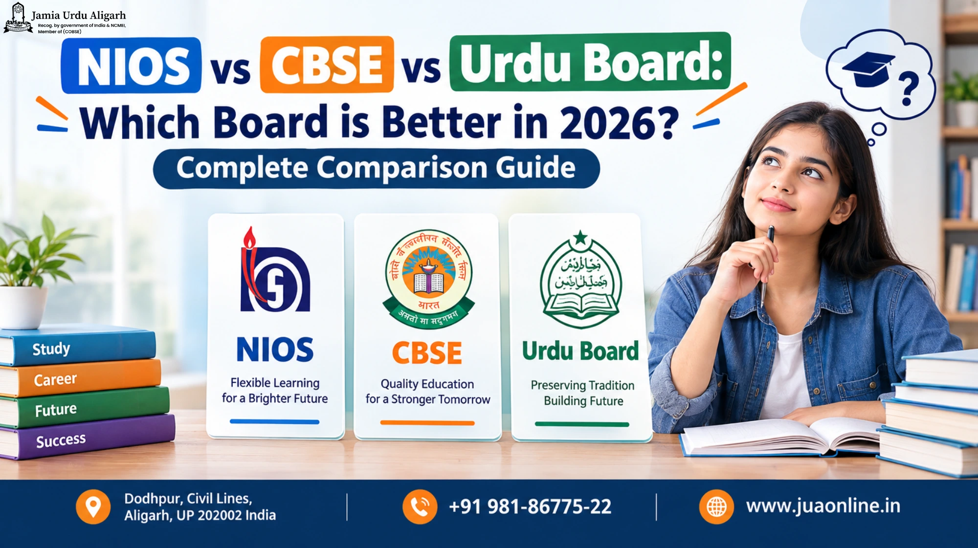 NIOS vs CBSE vs Urdu Board: Which Board is Better in 2026? Complete Comparison Guide