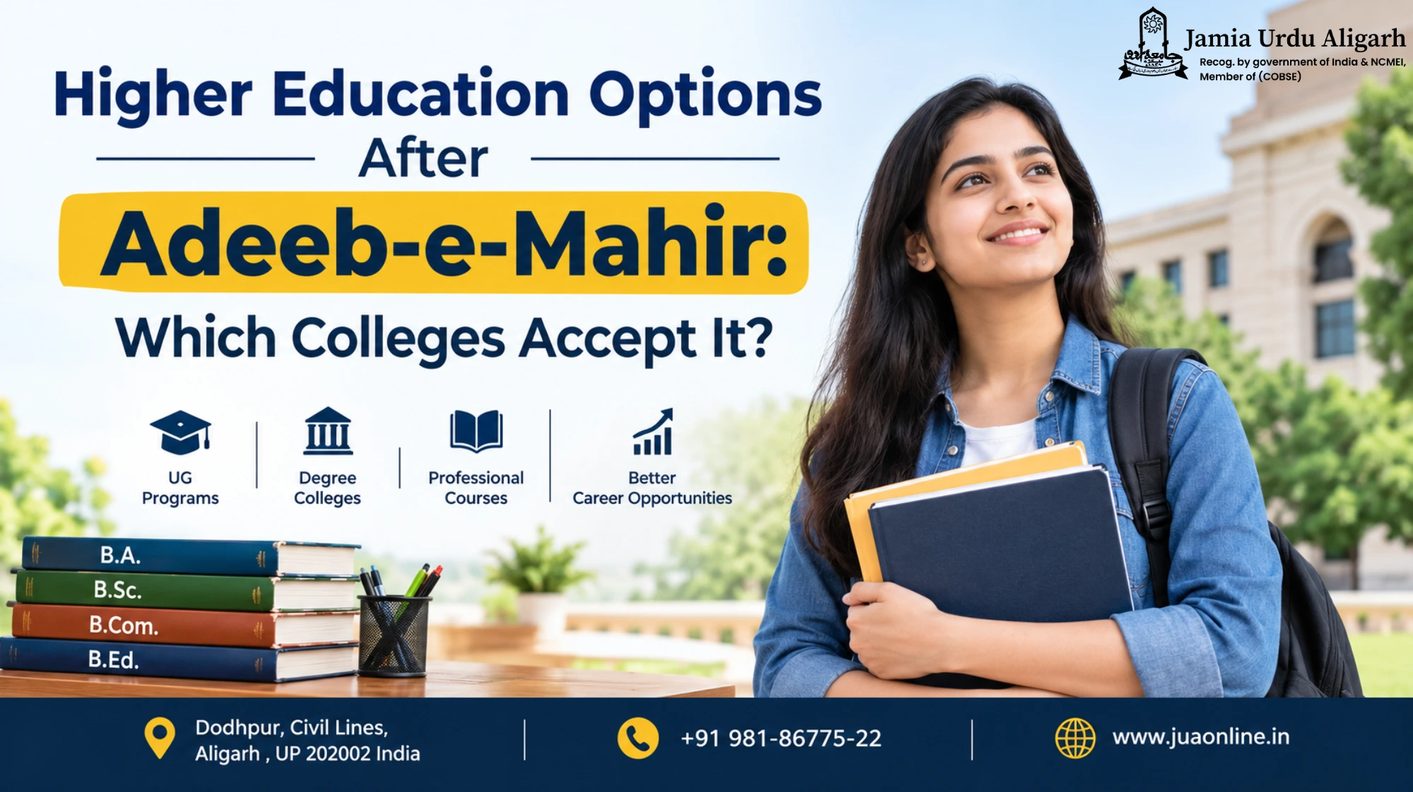 Higher Education After Adeeb-e-Mahir: Colleges & Admission Options