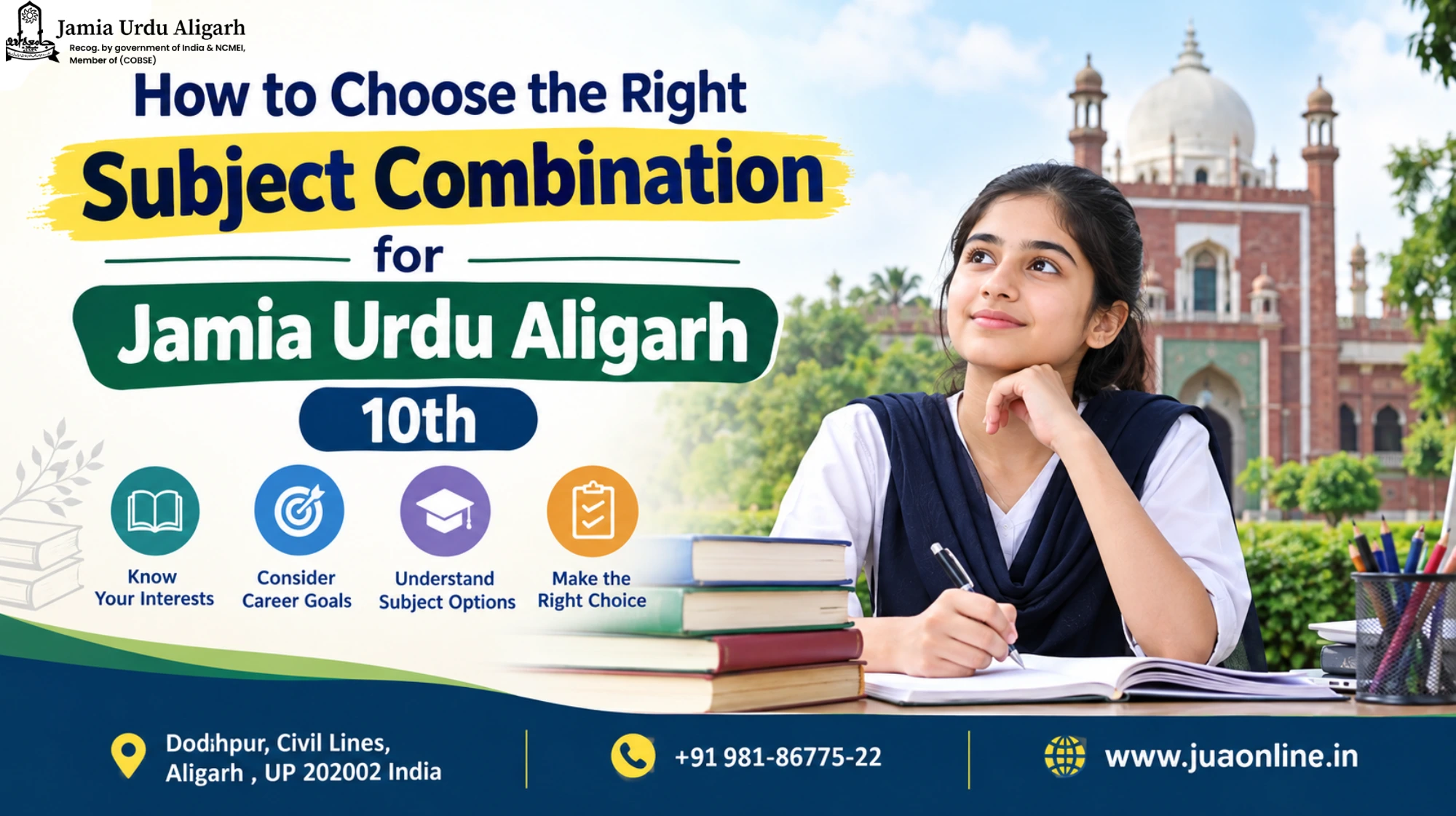How to Choose the Right Subject Combination for Jamia Urdu Aligarh 10th
